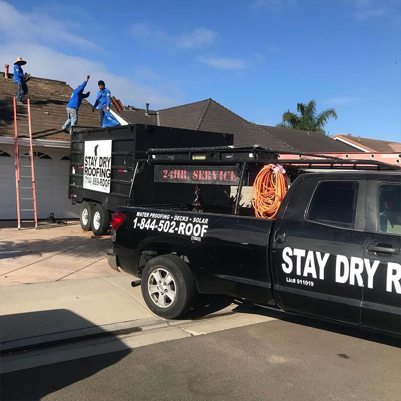 Anaheim Storm Damage Roof Repair